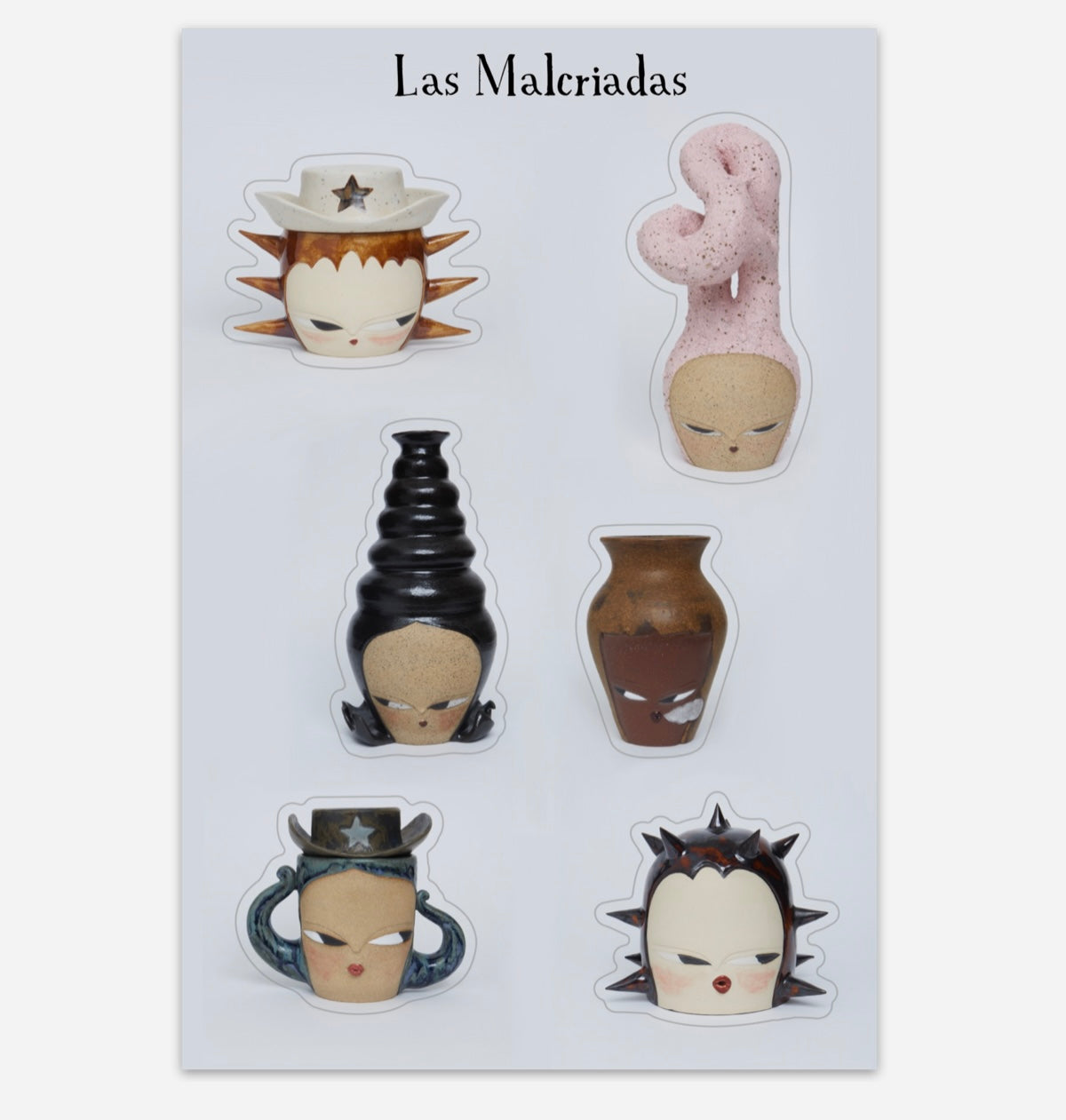 Las Malcriadas Sticker Sheet