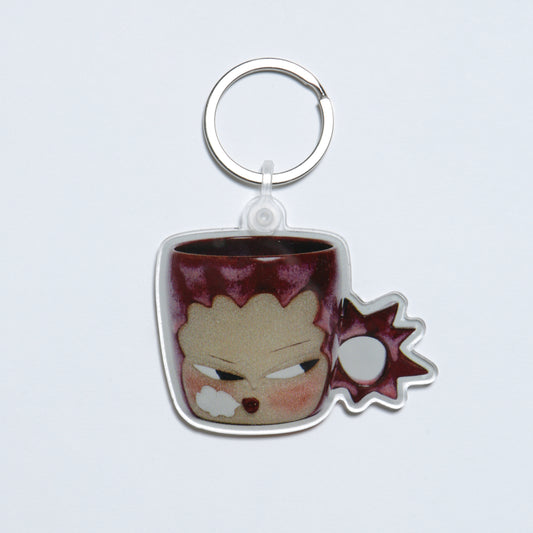 Fucshia Keychain