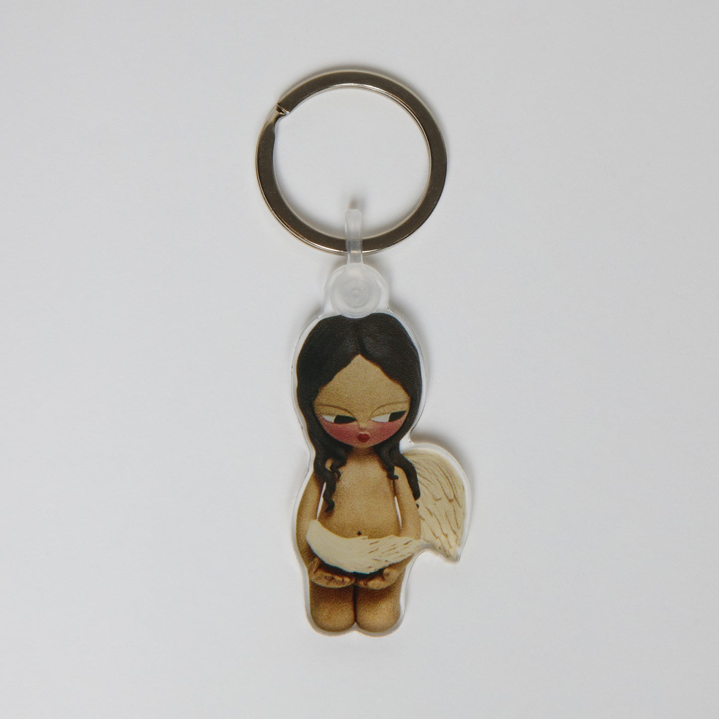 Angel de mi Guardia Keychain