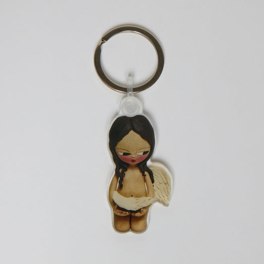 Angel de mi Guardia Keychain